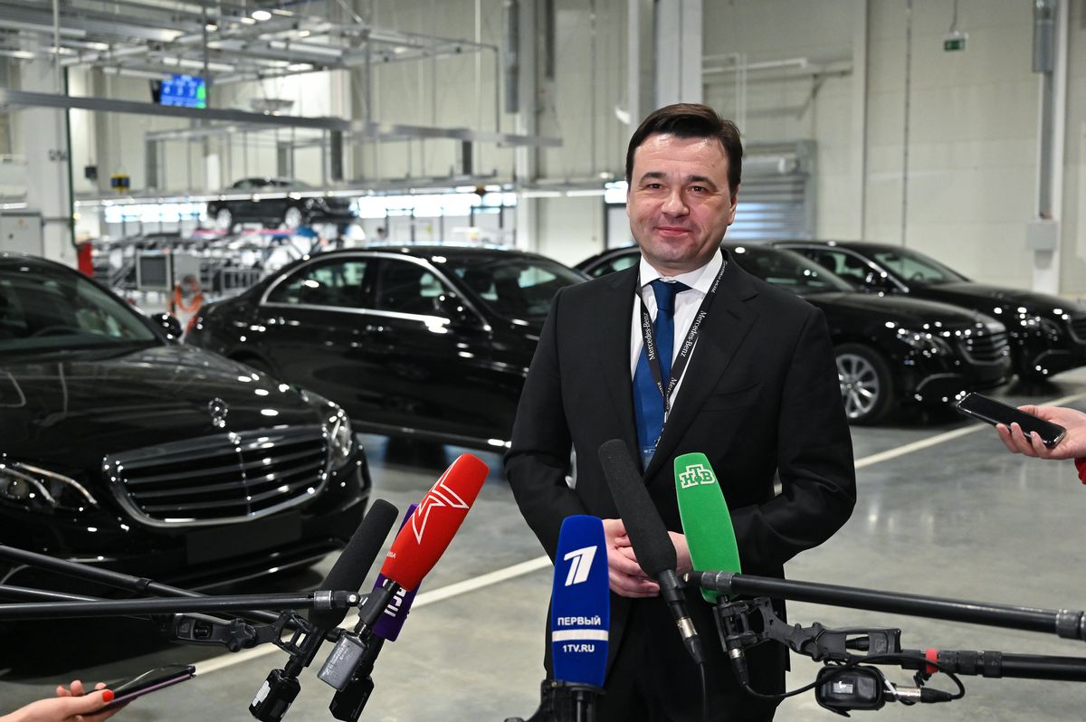 Андрей Воробьев губернатор московской области - Открытие завода Mercedes в Подмосковье